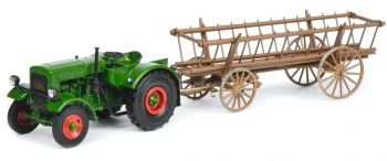 SCH7820 - DEUTZ F3 y remolque de forraje