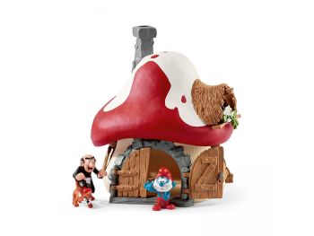 SHL20803 - Casita de los PITUFOS con 2 figuras