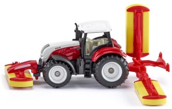 SIK1672 - STEYR 6230 CVT con segadora frontal y trasera POTTINGER