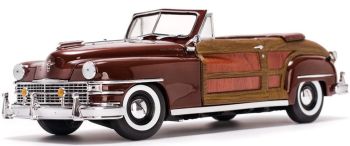 SUN6143 - CHRYSLER Town and Country cabriolet 1949 marrón puerta imitación madera