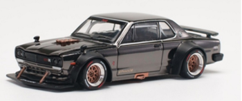 PR64-97 - Nissan Skyline GT-R V8 Negro