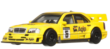 MATHKC62 - MERCEDES-BENZ AMG Clase C DTM Autocaravana n.º 5 de 1994 amarillo
