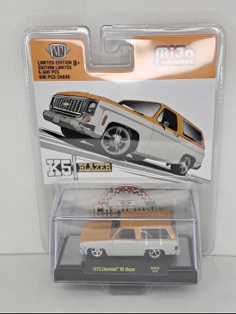 M2M-31500MJS45 - CHEVROLET K5 blazer 1973 con techo desmontable naranja y gris