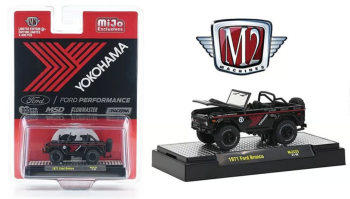 M2M-31500MJS35 - FORD Bronco Yokohama 1971 negro y rojo