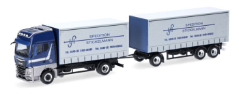 HER956659 - MAN TGX GX 4x2 y remolque de 1 + 2 ejes STICKELMANN