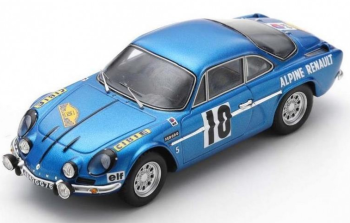 SPASF231 - ALPINE A110 #10 1.er Rallye des Routes du Nord 1969 J.VINATIER-M.CALLEWAERT