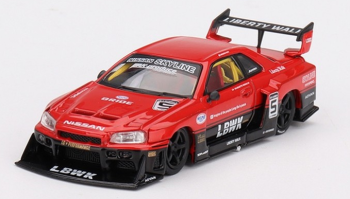 MGT00843-R - NISSAN Skyline GT-R Super Silhouette 2024 RHD rojo y negro