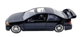 JAD34419 - HONDA Civic coupé 1993 Negro FAST and FURIOUS