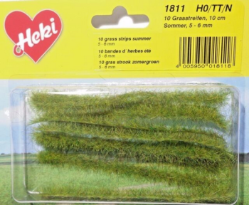 HEK1811 - 10 tiras de hierba de verano 10cm
