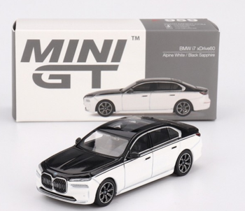 MGT00959-L - BMW I7 Xdrive60 Alpine blanco y negro Sapphire 2024