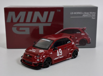 MGT00963-L - FIAT Abarth 595 LB-Works x Abas Works Rojo 2024