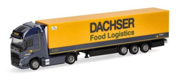 HER316798 - VOLVO FH GL XL 2020 Electric 4x2 con remolque frigorífico de 3 ejes DACHSER FOOD LOGISTICS