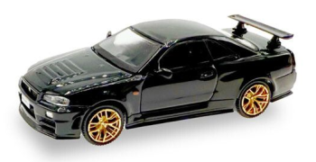 HER87MC000046 - NISSAN GTR 34 negro