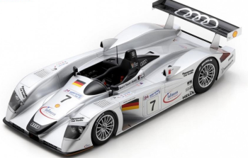 SPA18S839 - AUDI R8 #7 3.º en las 24 Horas de Le Mans 2000 M. ALBORETTO-R. CAPELLO-C. ABT