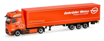 HER320177 - MERCEDES BENZ eActros 600 ProCabin 4x2 con remolque de 3 ejes GEBRUDER WEISS