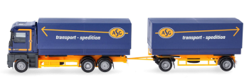 HER320160 - RENAULT AE Magnum 6x2 con remolque de 1+1 ejes ASG