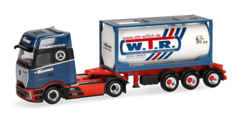 HER320443 - MERCEDES BENZ Actros L 4x2 con portacontenedores de 20 pies y 3 ejes BERMES