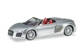 HER038690-002 - AUDI R8 V10 Spyder plateado metalizado