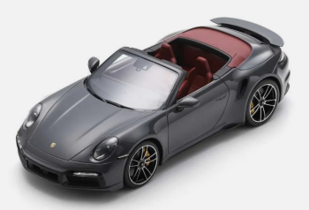 SCH18U00143 - PORSCHE 992 Turbo S Cabriolet 2022 gris ágata