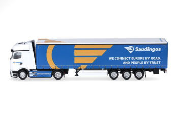 HER320924 - MERCEDES BENZ Actros L ProCab 4x2 con remolque de 3 ejes SAUDINGOS