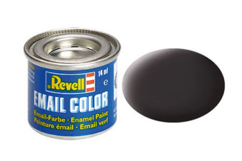 REV32106 - Pintura Esmalte Negro Alquitrán Mate 14ml