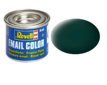 REV32140 - Pintura esmalte verde negro mate 14ml