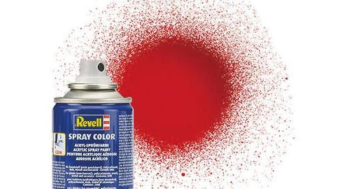 REV34131 - Pintura acrílica en aerosol rojo brillante brillante de 100 ml
