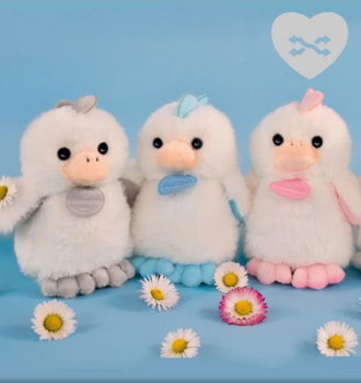 DC2913ROSE - Pollito con sonajero rosa