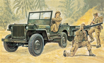 ITA0314 - JEEP Willys para montar y pintar