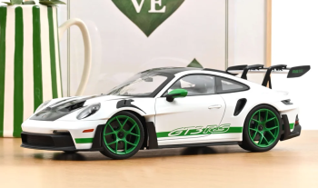 NOREV127535 - PORSCHE 911 GT3 RS «Tribute to Carrera RS» 2022, blanco y verde pitón