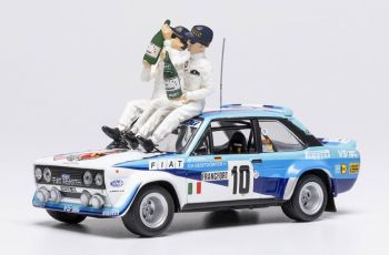 IXOSPRM002-80 - FIAT 131 Abarth #10 Rally de Montecarlo 1980 2 figuras W. RÖHRL / C. GEISTDÖRFER