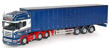 TEK60376 - SCANIA R Topline 6x2 con semi lona 3 ejes Tautliner Cooper R&C