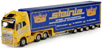 TEK67711 - VOLVO FH04 Globetrotter XL 6x2 con semi lona 4 ejes Steinle