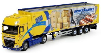 TEK70409 - DAF Euro 6 XF Super Space cab 4x2 con remolque de lona ERNST FRANKE