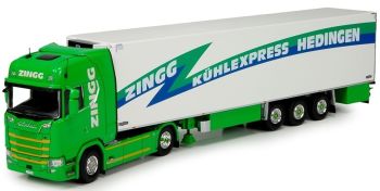 TEK72220 - SCANIA Highline 4x2 con semi frigorífico 3 ejes Chereau transporte Zingg