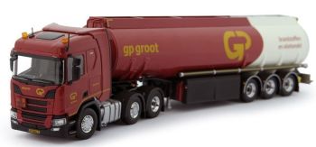 TEK76501 - SCANIA R-Serie 6x2 y depósito de combustible Transportes GP GROOT