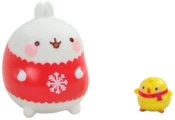 TL66030/02 - Figura MOLANG - Piu Piu y molang en invierno