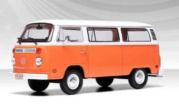 IXO-U24RDC002 - VOLKSWAGEN Autobús 1974 Naranja y Blanco