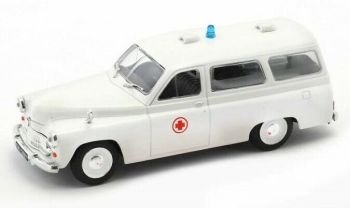 MAGPCWAR202A - Ambulancia WARSZAWA 202A 1959 blanca polaca vendida en blister