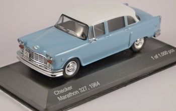 WBX202 - CHECKER Marathon 327 1964 azul cielo techo blanco