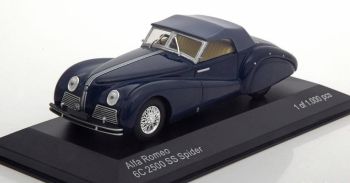 WBX219 - ALFA ROMEO 6C 2500 SS Spider descapotable 1939 azul oscuro