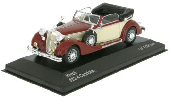 WBX258 - HORCH 853A descapotable 1938 rojo y beige