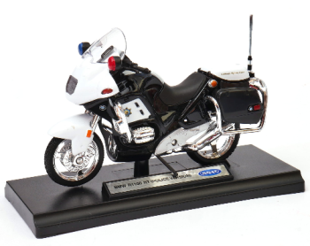 WEL12150PWB - BMW R1100 RT Police Vision Patrullas de motocicletas estadounidenses en las carreteras estadounidenses