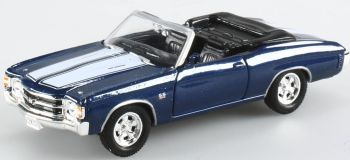 WEL18684 - CHEVROLET Chevette SS 454 descapotable abierto azul descapotable de juguete