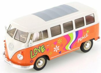 WEL22095A1-W - VOLKSWAGEN T1 1963 naranja y blanco