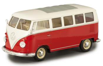 WEL22095W - VOLKSWAGEN T1 mini bus 1963 rojo y blanco