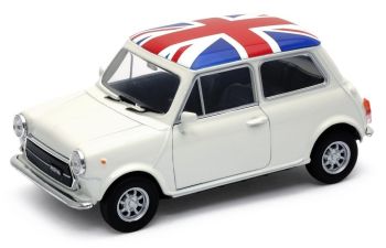 WEL22496UK-W - MINI COOPER 1300 blanco con bandera inglesa en el techo