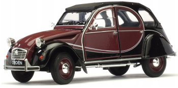 WEL24009W - CITROEN 2CV 6 Charleston 1986 negro y burdeos