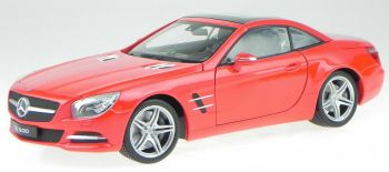 WEL24041WB - MERCEDES BENZ SL500 2012 techo duro cerrado rojo