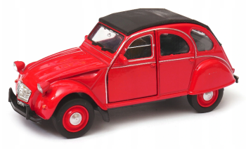 WEL2CVSANSBOITEB - CITROEN 2CV rojo friccion modelo vendido sin caja
